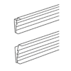 20 (1) 5-foot embedded - shelf price tag strip