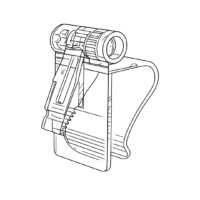 Vertical board buckle (adjustable angle)